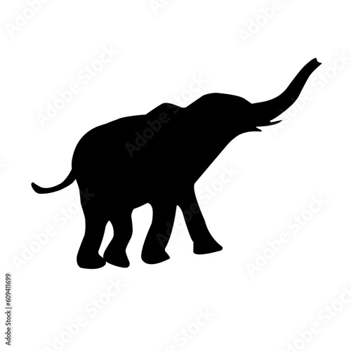 Elephant Silhouette Vector  © desain_rifki