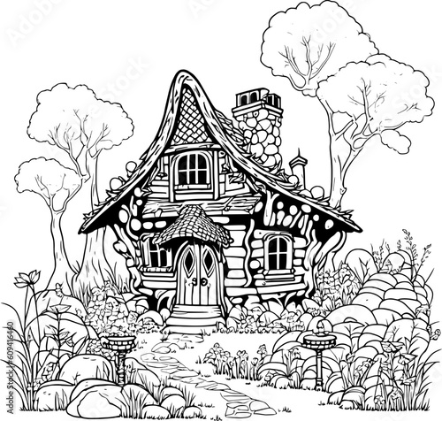 Fairy Home Vector Art