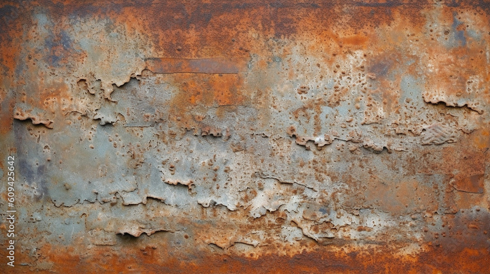 Old brown gray rusty wall texture background banner