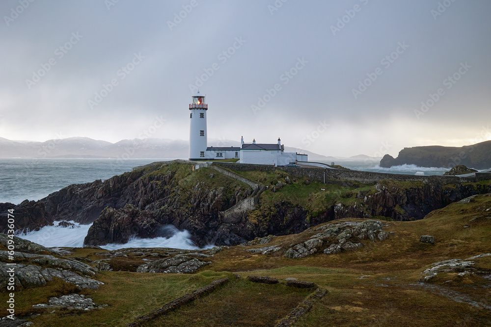 views at Fanad Head Lighthouse in County Donegal, Ireland