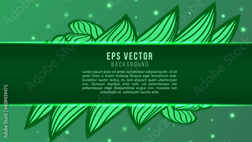 Green doodle decorative floral design frame with space for text in center. Black and white image in adult colouring books style