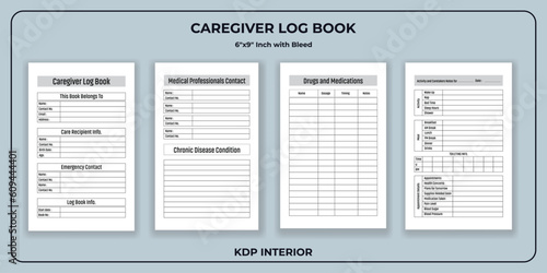 Caregiver Log Book KDP Interior