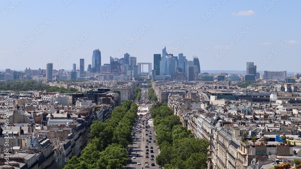 drone Photo La Défense Paris France europe