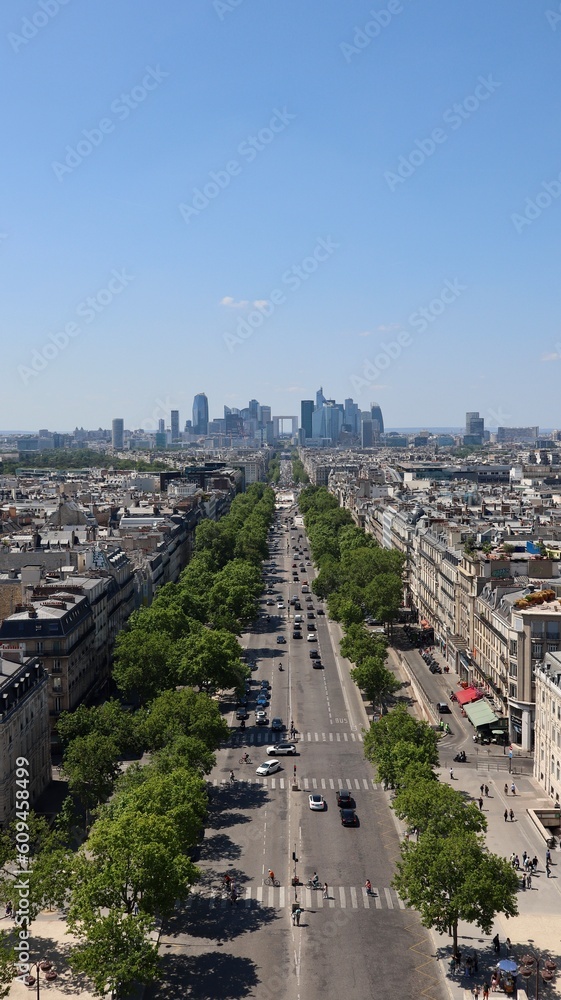 drone Photo La Défense Paris France europe