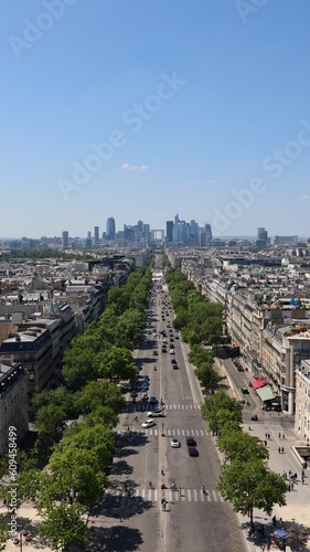 drone Photo La Défense Paris France europe