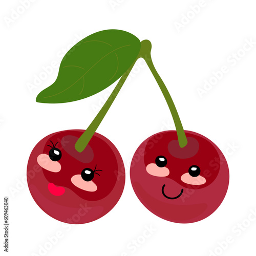 illustration of cherries