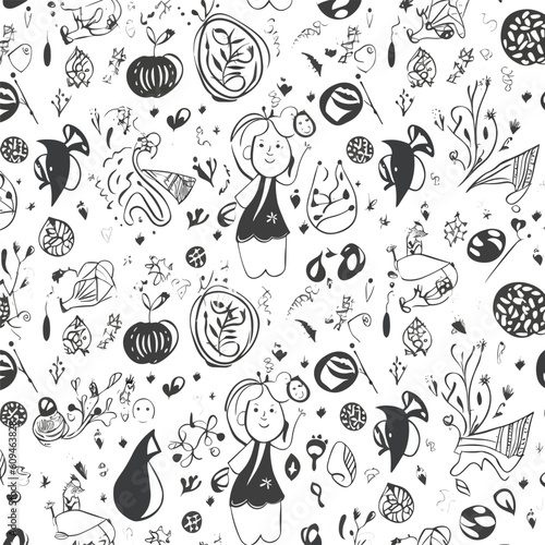 Mom's Joyful Life Print Pattern