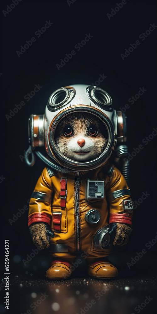 bunny in a spacesuit, astronaut bunny, space rabbit. Generative AI. bunny in a spacesuit, astronaut bunny, space rabbit. Generative AI.