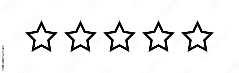 Product rating or customer review with black stars flat vector icons for apps and websites. set of stars isolated on white background. Star icon. Stars in modern simple flat style vector Product rating or customer review with black stars flat vector icons for apps and websites. set of stars isolated on white background. Star icon. Stars in modern simple flat style vector