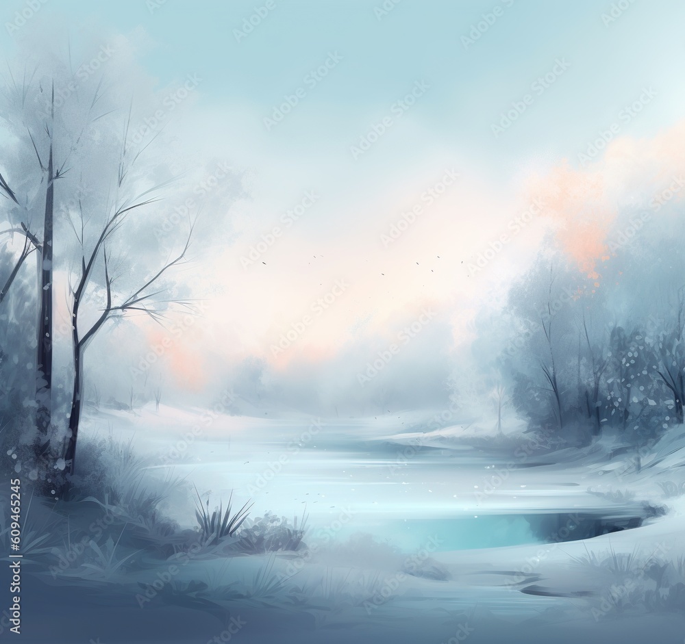 winter background -Ai