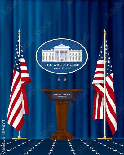 White House press podium