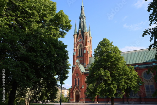 Church of St. Matthew in the People's Park. City of Norrköping. Östergötland province. Sweden. photo