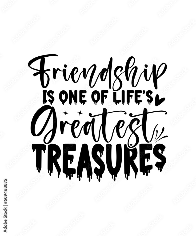 Naklejka premium Friendship Svg Bundle, Friends Svg, Best Friends Svg, Friendship svg, Svg files for cricut, Funny friends svg, Friendship quotes, Silhouette,Happy Friendship day SVG bundle, Cute friendship shirt desi