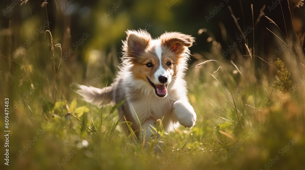 Shetland Sheepdog Puppy's Day Out in the Park Shetland Sheepdog Puppy's Day Out in the Park