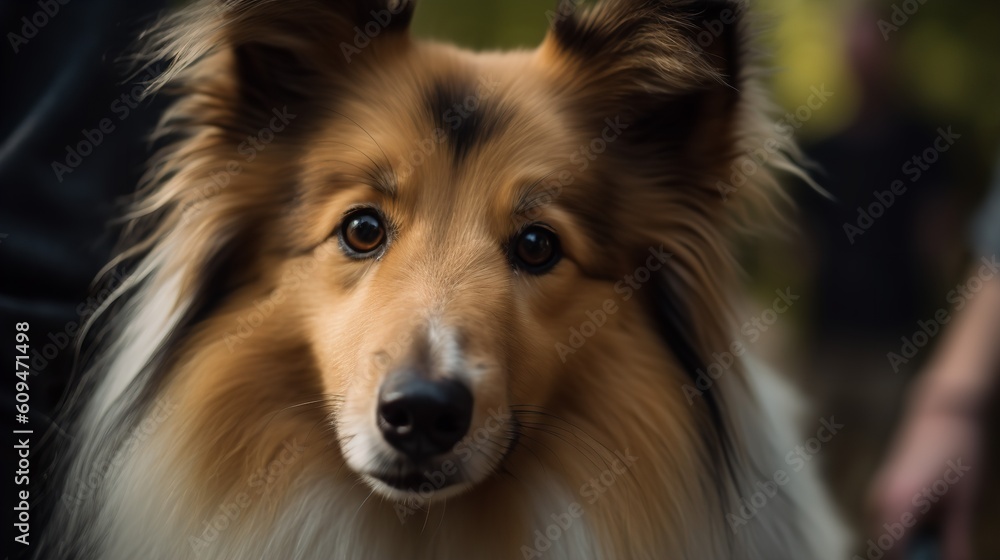 Shetland Sheepdog's Obedience Session in the Park Shetland Sheepdog's Obedience Session in the Park