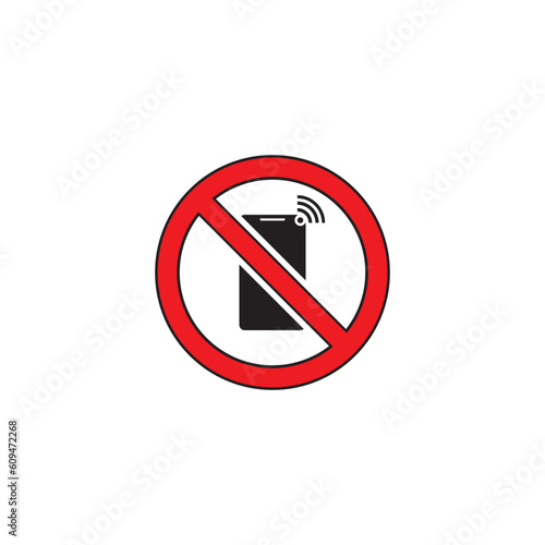cell phones are prohibited icon symbol sign vector Free Download cell phones are prohibited icon symbol sign vector - GFXLoad