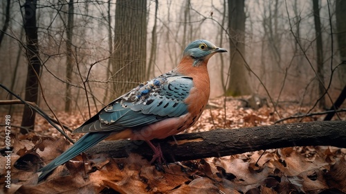 The Last Passenger Pigeon in the American Woodland