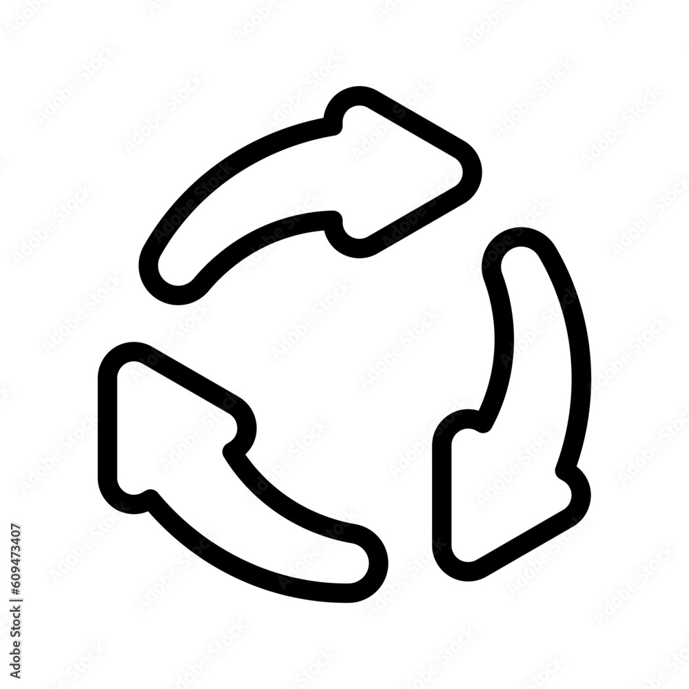 Recycle icon. sign for mobile concept and web design. vector illustration Recycle icon. sign for mobile concept and web design. vector illustration