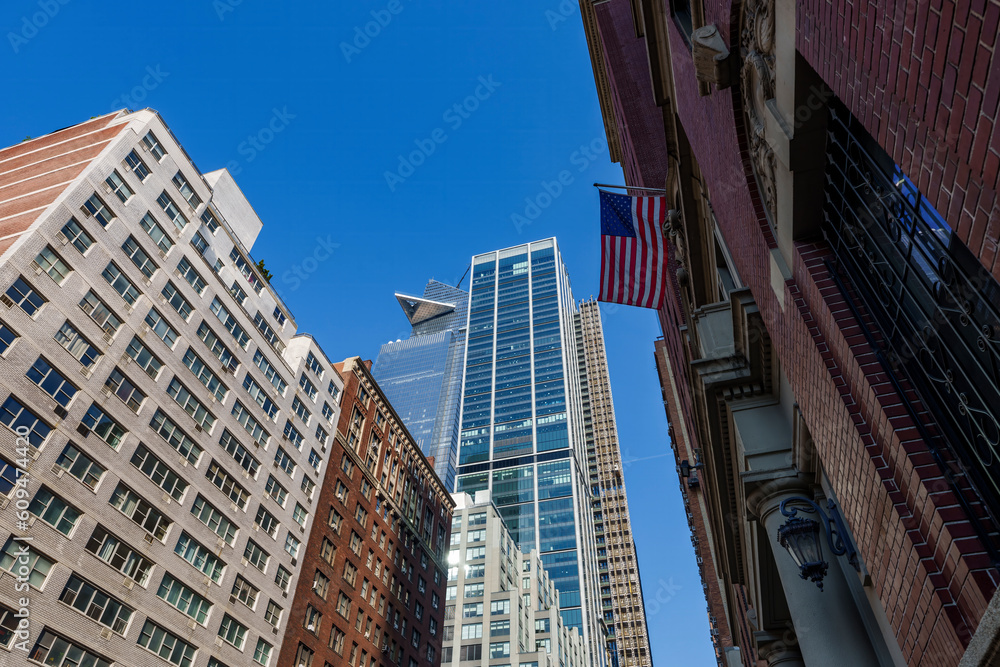 Skyscrapers in Manhattan, New York.