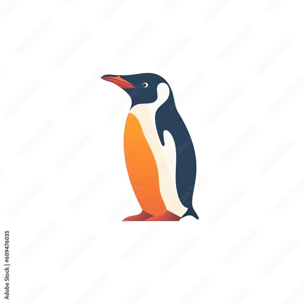 Fototapeta premium penguin logo 