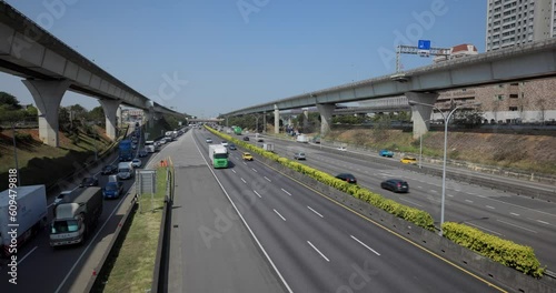 Linkou freeway in the New Taipei city photo