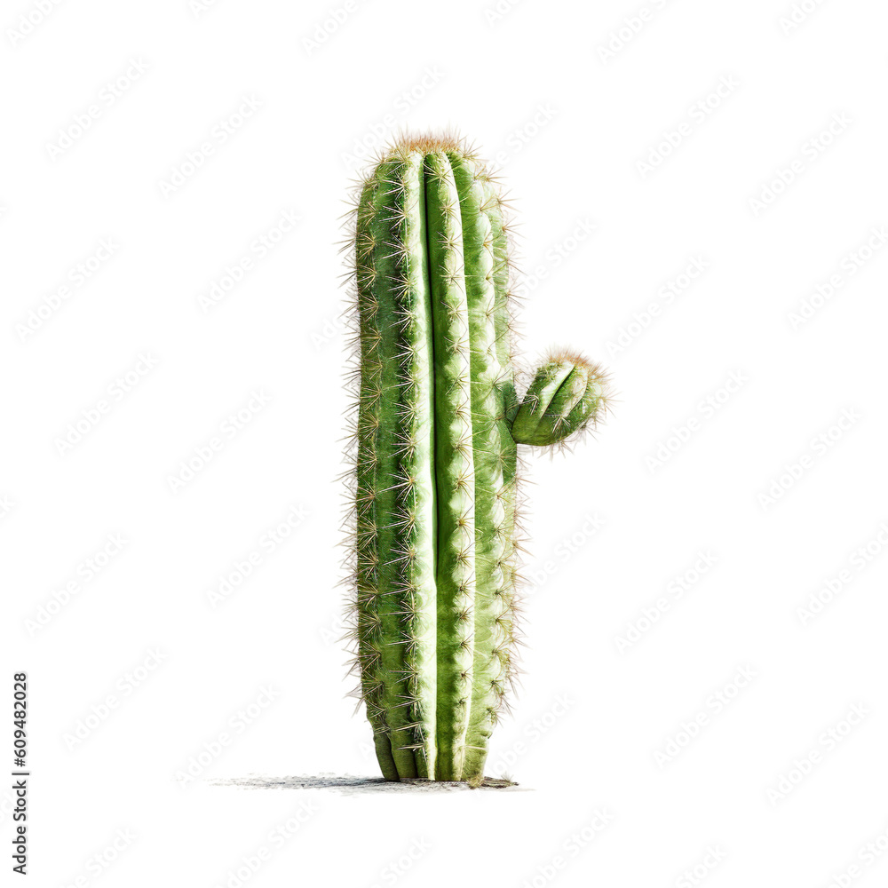 Naklejka premium Saguaro Cactus on a transparent background