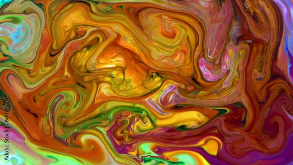 Abstract Dance and Spread of Colorful Ink Paints Background. Abstract Dance and Spread of Colorful Ink Paints Background.
