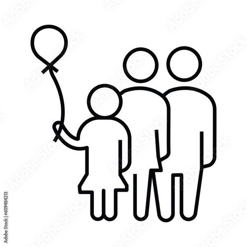 man, women, child, home, love, friend, family care icon