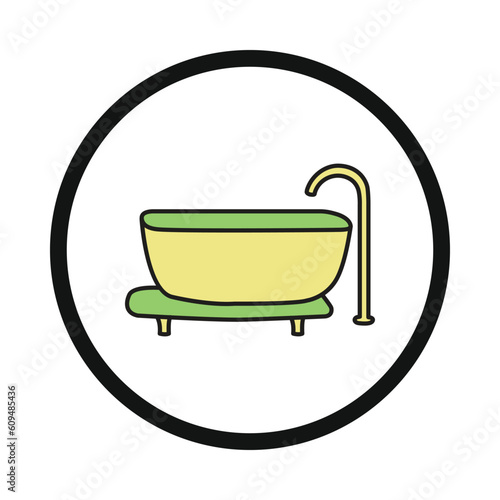 Bathtub, hot tub, personal care, Bath tub icon