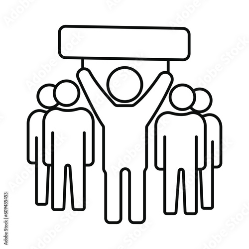 man, politician, vote, poster, politician icon