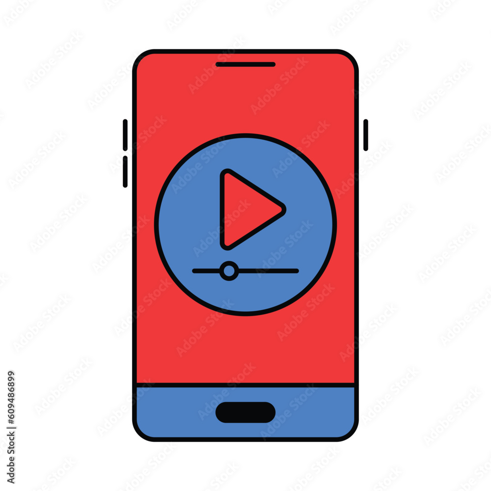 mobile, video, video player, mobile video icon mobile, video, video player, mobile video icon