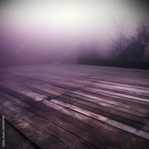 purple foggy farmfield photo