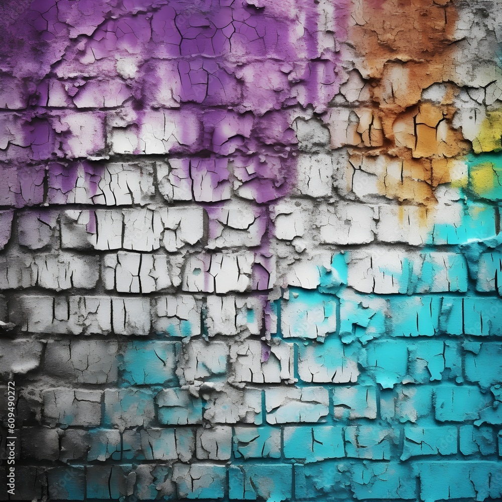 old painted multi colour colourful wall old painted multi colour colourful wall