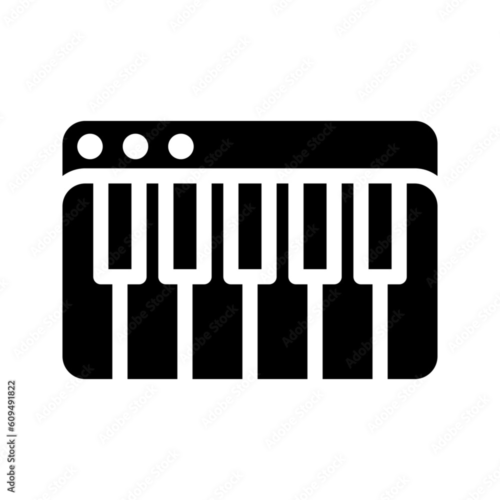 Piano icon. sign for mobile concept and web design. vector illustration Piano icon. sign for mobile concept and web design. vector illustration