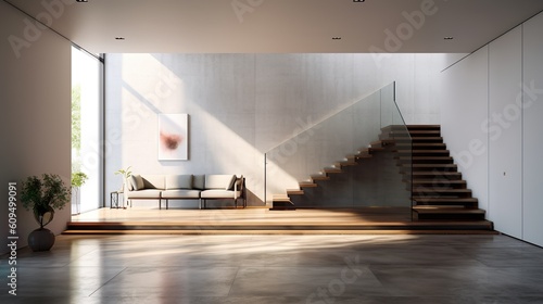 staircase in a modern house