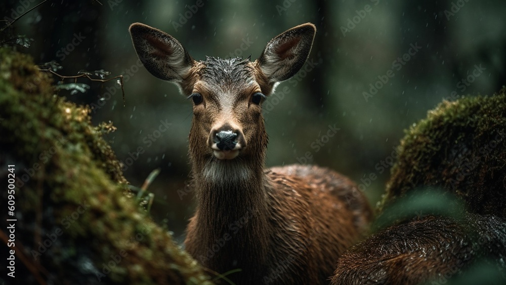 Fototapeta premium Deer in the woods