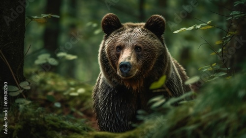 Brown Bear in the Woods