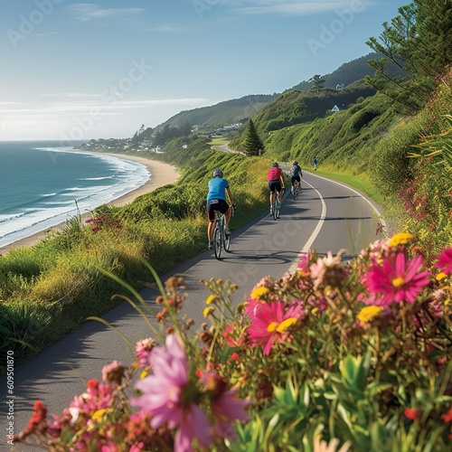 cycling in the coast