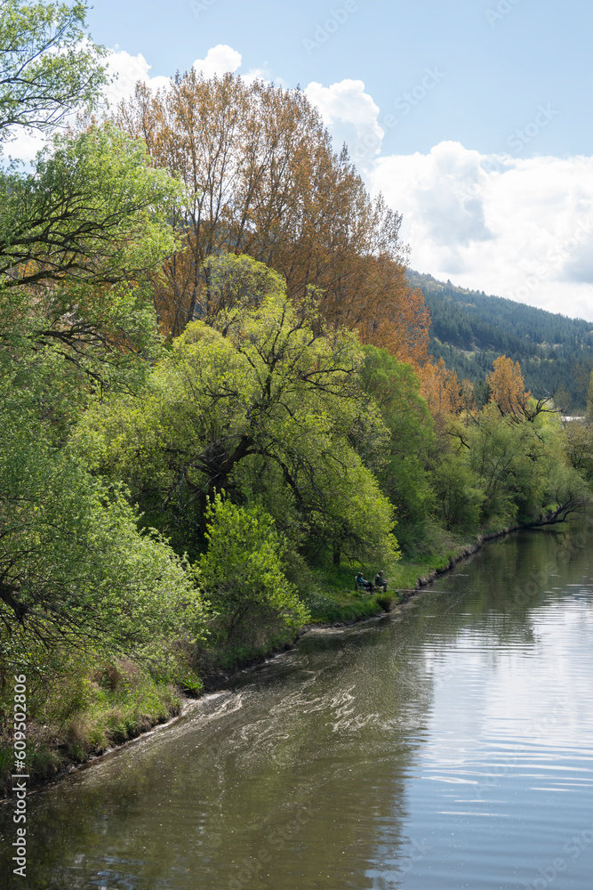 Spring Landscape of Pancharevo lake, Bulgaria