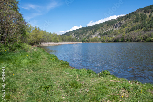 Spring Landscape of Pancharevo lake, Bulgaria