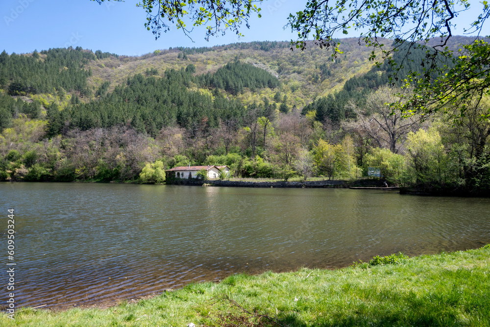 Spring Landscape of Pancharevo lake, Bulgaria Spring Landscape of Pancharevo lake, Bulgaria