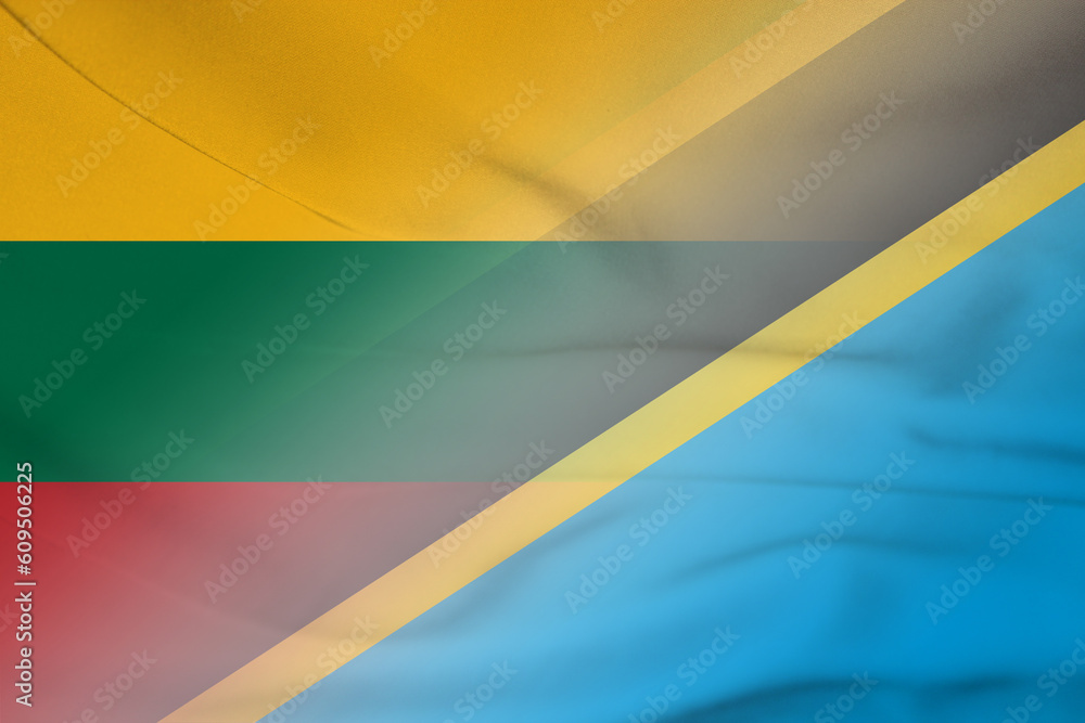 Lithuania and Tanzania government flag transborder contract TZA LTU Lithuania and Tanzania government flag transborder contract TZA LTU