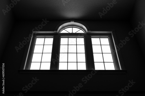 Abstract window silhouette
