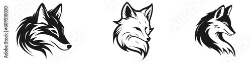 Fox logo set - Premium design collection - Vector Illustration