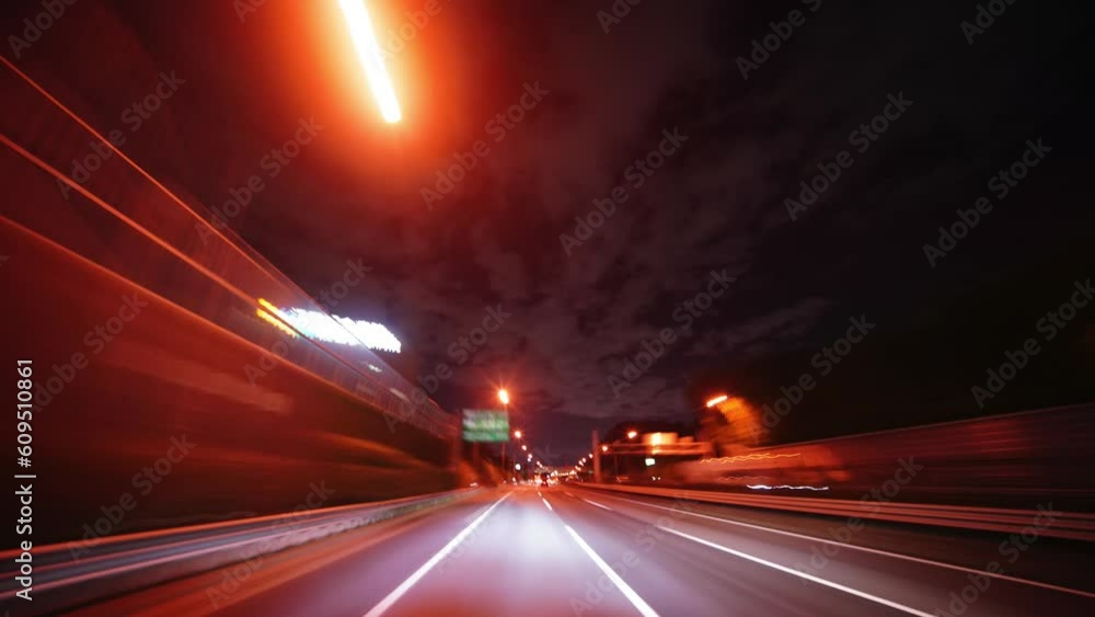 Midnight Symphony: Nighttime Timelapse of Tokyo's Iconic Tomei Expressway Midnight Symphony: Nighttime Timelapse of Tokyo's Iconic Tomei Expressway
