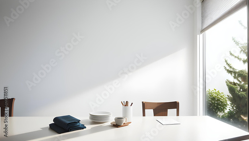 light and modern workspace