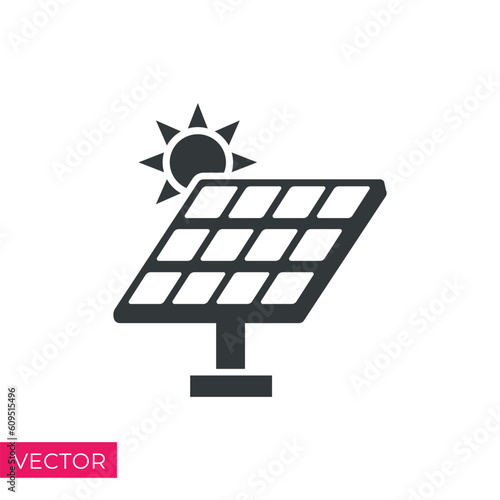solar panel icon vector eps10