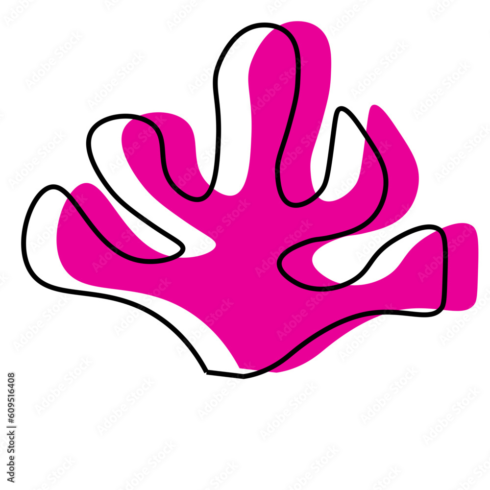 Fototapeta premium Abstract Shape Line