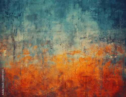 Abstract background, colorful, vivid, wall art. Generative AI