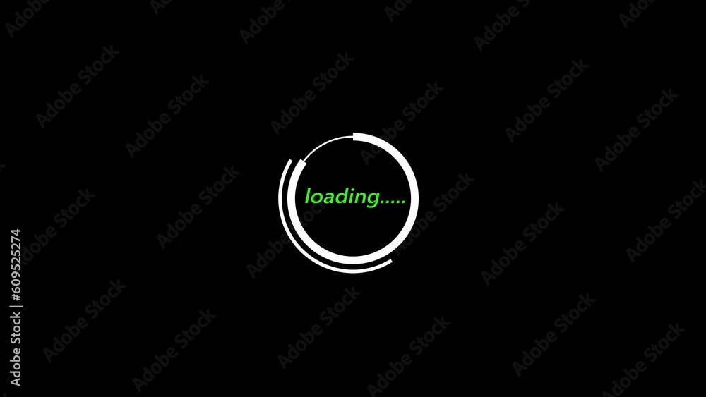 abstract beautiful loading icon illustration background	
